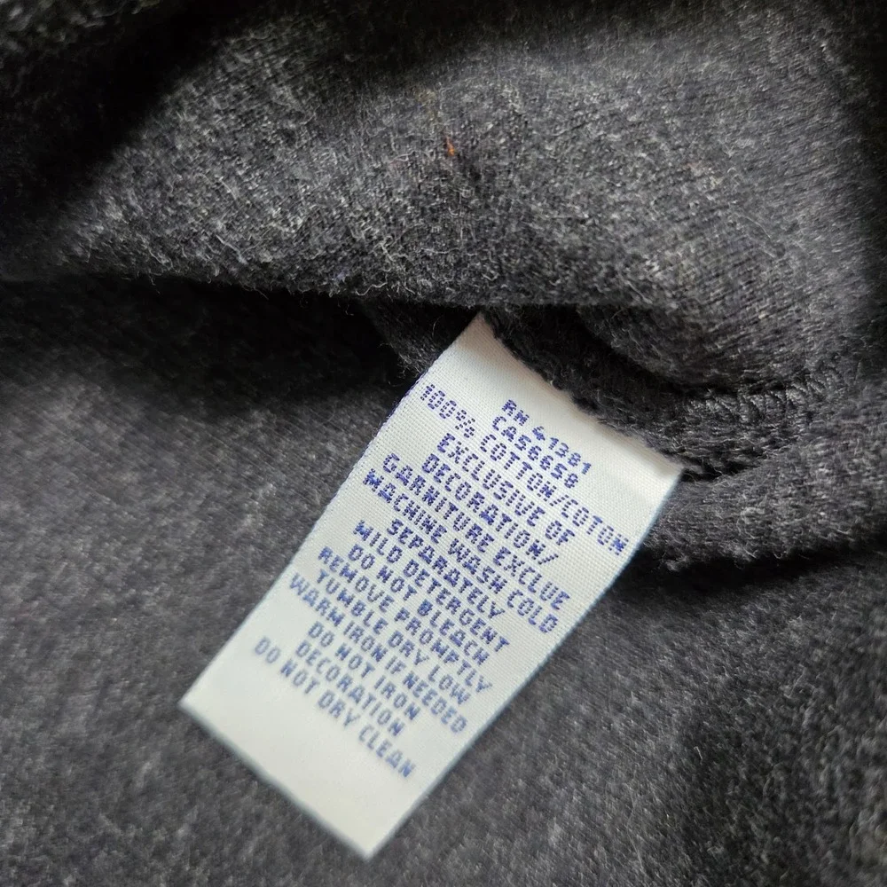 Vtg Polo Ralph Lauren Button Shawl Neck Sweater Mens XXL Charcoal Dark Gray